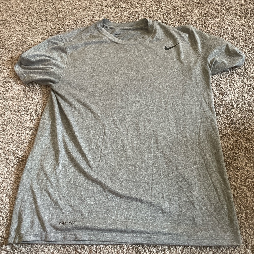 Nike Heather Gray Dri-FIT Tee